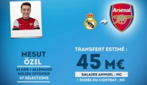 Officiel : Özil quitte le Real Madrid et signe à Arsenal