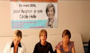 Cécile Helle, candidate aux municipales