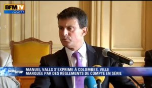 Manuel Valls annonce une zone de sécurité prioritaire à Petit Colombes - 05/09