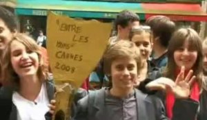 Les collégiens parisiens fous de leur Palme d'or