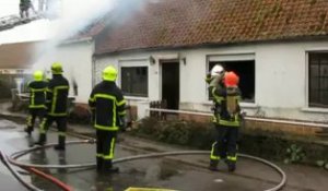 Hames-Boucres (Calaisis) : six personnes légèrement intoxiquées lors de l'incendie d'une maison