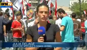 Reportage à Damas où les partisans du président syrien donnent de la voix - 10/09