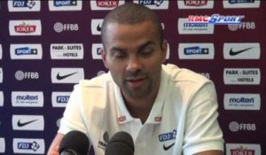 Euro de Basket / Parker soutient les Bleus du foot - 10/09