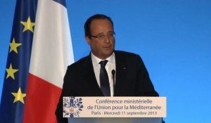Discours à l’occasion de la conférence ministérielle de l’Union pour la Méditerranée