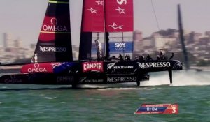 Americas Cup Finals Flying on Water