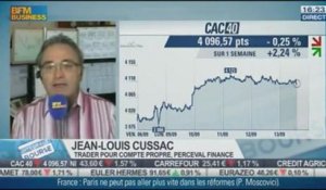 Hausse du CAC40, volatilité du marché : Philippe Béchade et Jean-Louis Cussac, dans Intégrale Bourse - 13/09