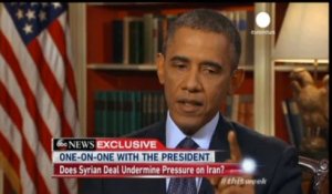 Nouvel avertissement de Barack Obama envers l'Iran