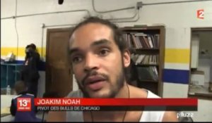 le message de Joakim Noah pour les bleus et Tony Parker