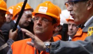"François Hollande reviendra chaque année à Florange pour vérifier l'évolution de sa promesse"