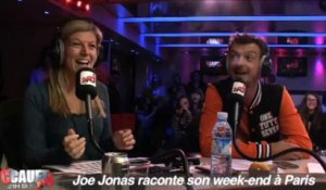 Joe Jonas raconte son week-end à Paris - C'Cauet sur NRJ