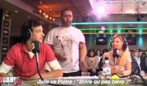 Julie vs Piètre - "Bière ou pas bière ?" - C'Cauet sur NRJ