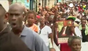 Manifestation des pro-Aristide en Haïti