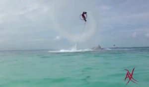 Double backflip en flyboard - Aaron Gould