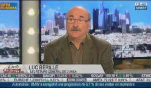 Luc Bérille, secrétaire générale de l'UNSA, dans l'invité de BFM Business - 09/10