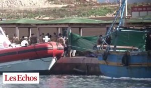 Lampedusa : Barroso et Letta conspués