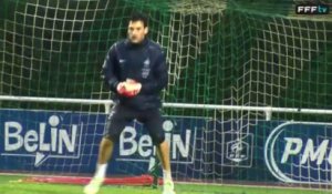 L'ntraînement de l'Equipe de France de mercredi 9 octobre à Clairefontaine