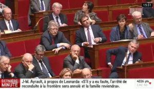 Léonarda : "si il y a eu faute, la famille reviendra" promet Ayrault