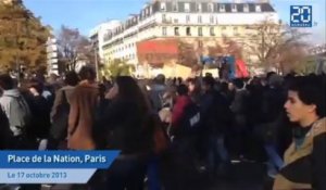 Les lycéens manifestent contre les expulsions d'élèves étrangers