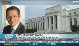 Répercussions de la crise budgétaire sur le calendrier de la FED: Benjamin Melman, dans Intégrale Bourse - 18/10