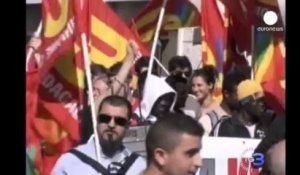 Rome sous haute tension avant la marche des anarchistes