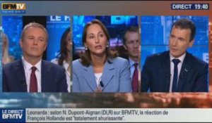 BFM Politique: Ségolène Royal face à  Nicolas Dupont Aignan - 20/10 5/6