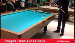 Lannion. Billard : la démonstration de l'artiste