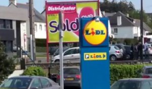 Lamballe (22). Le magasin Lidl (1)