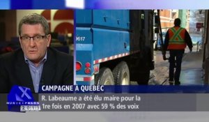 La campagne électorale à Québec