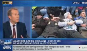 BFM Story: Gad en Bretagne: ouverture de négociations sous haute tension - 23/10