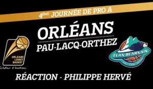 Réaction de Philippe Hervé - J04 - Orléans reçoit Pau-Lacq-Orthez