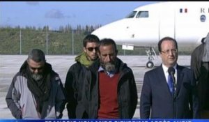 Ex-otages d'Arlit: François Hollande "salue" leur courage - 30/10