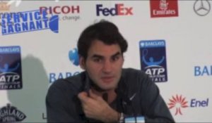 Masters Londres 2013 - Federer : "Gasquet croit plus en lui qu'avant !"