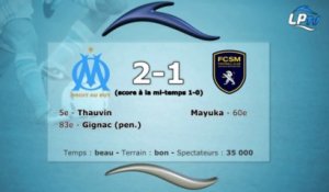 OM-Sochaux 2-1 : les stats du match