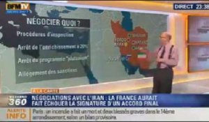 Harold à la carte: Nucléaire iranien: la France est accusée d'avoir fait capoter les négociations - 10/11