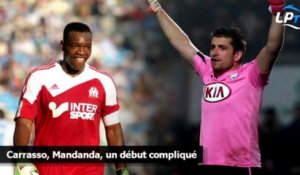 Carrasso, Mandanda, un début compliqué