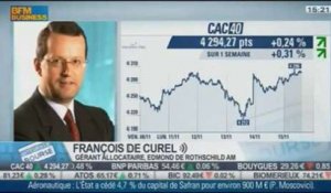 Le maintien de la politique de la fed et l'impact du tapering du QE3 sur les marchés européens: François de Curel, dans Intégrale Bourse - 15/11