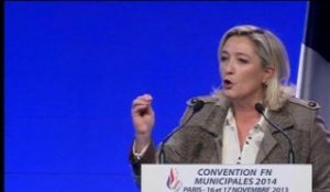 Marine Le Pen: "Plus nombreuses seront nos victoires, plus le système sera paralysé" - 17/11