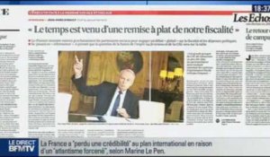 BFM Politique: L'interview de BFM Business, Marine Le Pen répond aux questions de Hedwige Chevrillon - 24/11