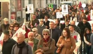 Au Portugal, manifestation contre les coupes budgétaires à venir en 2014