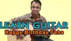 How to play Happy Birthday - Guitar Lesson