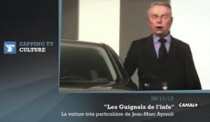 Zapping TV : la fausse pub des "Guignols" pour la voiture de Jean-Marc Ayrault