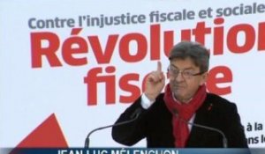 Jean-Luc Mélenchon: "Hollande caresse le capital, le peuple répond Révolution fiscale" - 01/12