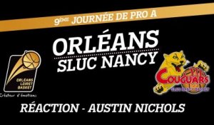 Réaction de Austin Nichols - J09 - Orléans reçoit Nancy