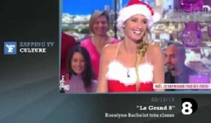 Zapping TV : elle fait sa chronique déguisée en «Mère Noël» sexy