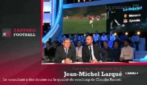 Zap'Foot: Quand Jean-Michel Larqué critique l'entraîneur de Monaco en direct