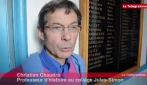 Vannes. Le collège Jules-Simon lance les commémorations du centenaire de la guerre 14-18