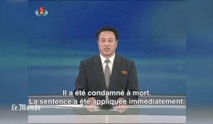 La télévision nord-coréenne annonce l'exécution de l'oncle de Kim Jong-un