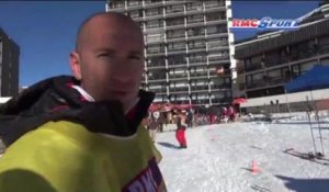 RMCSPORT GAMES / Gilbert Bribois perd ses skis - 13/12