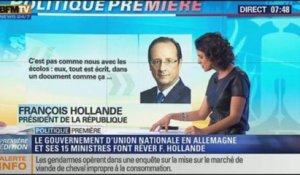 Politique Première: le rêve allemand de François Hollande - 16/12