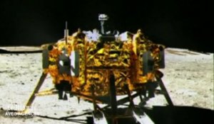 Chine : la descente vers la Lune filmée en caméra embarquée